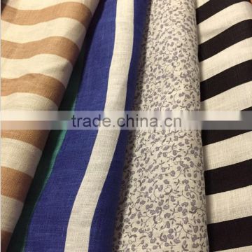 printed linen fabric for pants