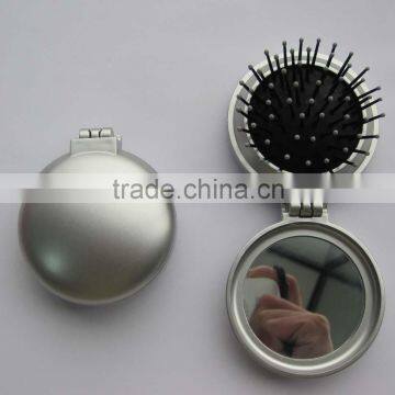 plastic folding comb with mirror