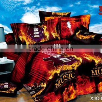 3D bedding music bed sheet /duvet cover /pillowcase set