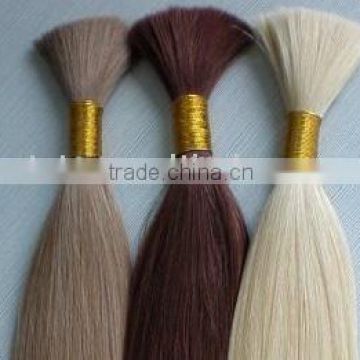 2015 top quality and nature human hair bulk