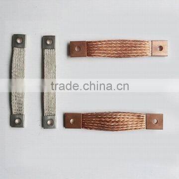 Wholesale high quality 0.05-0.30mm flexible tinned copper braid copper shunt