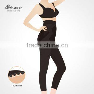 S-SHAPER Tourmaline Bamboo Charcoal Legging Mass Slim Tourmaline Panty Black With Box Packaging