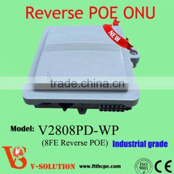 EXW Price Fiber Optical Outdoor Device Terminal Modem Equipment Unit EPON 8FE+Reverse PoE ONU