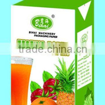 1000ml Aseptic beveragemilk box packing composite materials