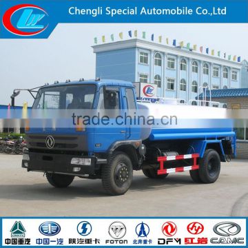 dongfeng 10m3 water bowser water tanker truck