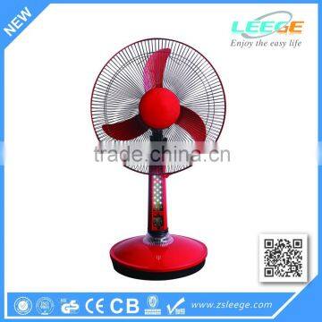 FD-T01 battery power rechargeable table fan