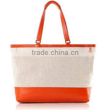 2016 Eco Friendly Plain White Cotton Tote Bag Cotton Canvas Bag for Shoping Beach Handbag photo-3