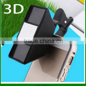 Universal Mobile Phone Smartphone Lens For iPhone 3D Mini Photograph Stereo Vision Camera Lens for Samsung For HTC Tablets