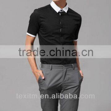 2015 high quality cotton linen fabric for men trousers