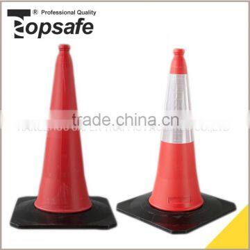 Best Selling Rubber PVC 44*44CM Base Safety Cones And Barriers