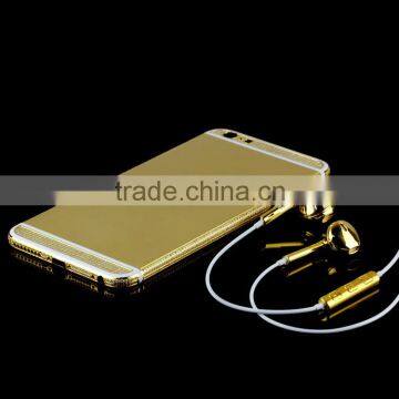 24kt gold back housing and earphones for iPhone 6s