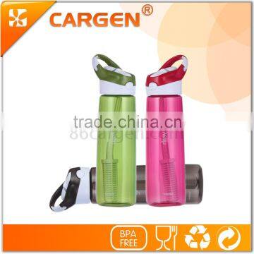 Portable 750ml tritan bpa free plastic alkaline water bottle