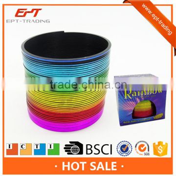 Kids rainbow spring slinky toys for promotion