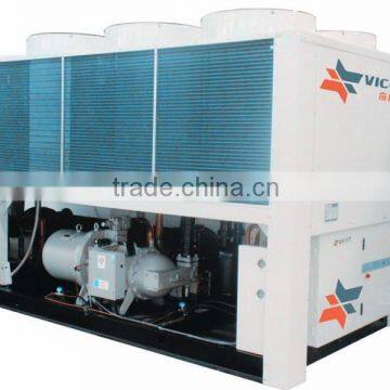 Tropical type air cooled water chiller, screw compressor, R134a