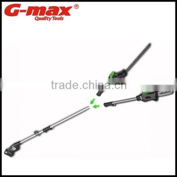 G-max Garden Tools Lithium 2 in 1 Pole Saw And Pole Hedge Trimmer GT34012