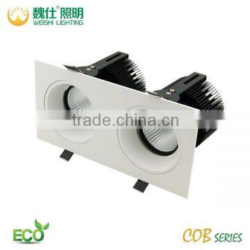 24w cob led downlight, China recessed downlight, square led downlight