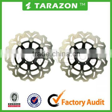 Street bike aluminum alloy motorcycle wave floating brake disc rotor