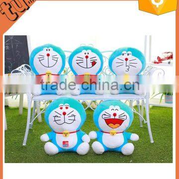 plush doraemon toy for promotion, lovely doraemon cartoon design