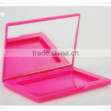 Plastic compact mirror case