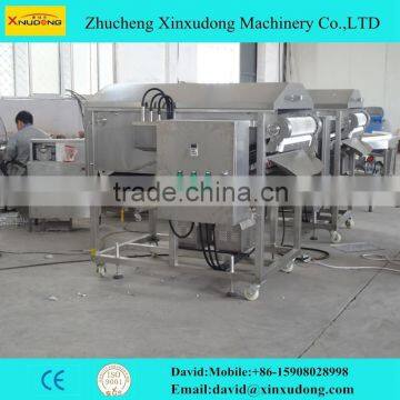 industrial continuous working conveyor food oil filter machine