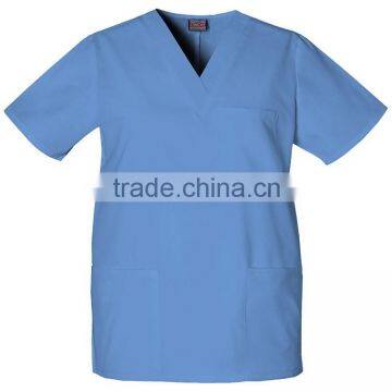Unisex Medical Nursing Uniform Scrubs Top & Shirt OEM Custom Style Women Mens Medical Scrubs photo-2