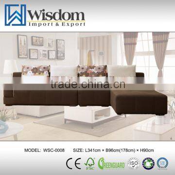 High Quality Wooden Sofa with Armrest Wsc-0008-16