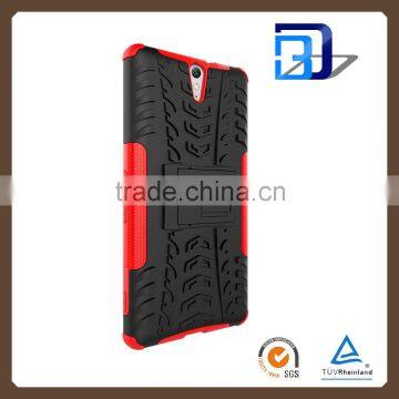 For Sony C5 Ultra Armor Slim Case Armor Rugged Kickstand Heavy Duty TPU+PC 2 in 1 Case For Sony C5 Ultra Shockproof Case photo-3