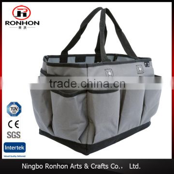 Strong Durable Multi-Purpose Garden Tool Bag Organizer Electrician Mechanic's Tool Bag ,Grey Color