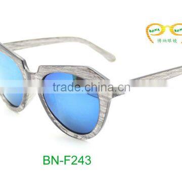 2015 High Quality Wooden Frame Mirroor Lens Sunglasses photo-3