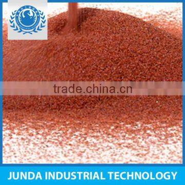 Free heavy metals Specific Weight 4.1 garnet 20 40 mesh used in water filtration of chemical industry