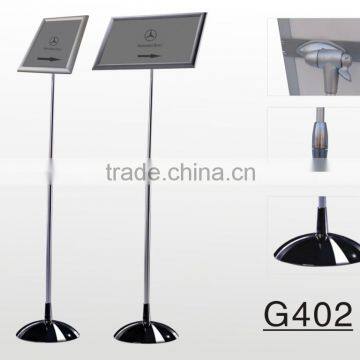 Aluminum-alloy telescopic menu board stand