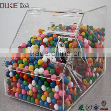 new arrival 2016 desktop clear acrylic candy box for store