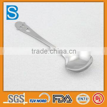 High end stainless steel soup spoon