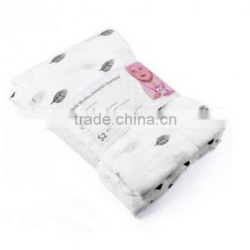 4-in-1 Cotton Baby Muslin Receiving Blankets (4 Pack) photo-2