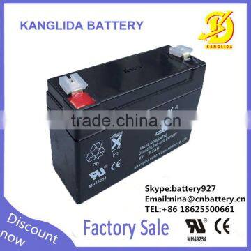 kanglida 4v3.5 deep cycle battery ,full capatity small lead acid battery