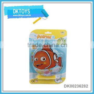 Bathing toy inflatable wind up toy fish type