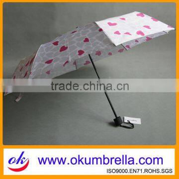 China 42 Arc Three Folding Retail Umbrella