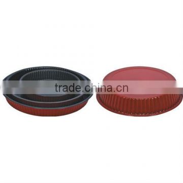 round bake pan with carbon steel nonstick