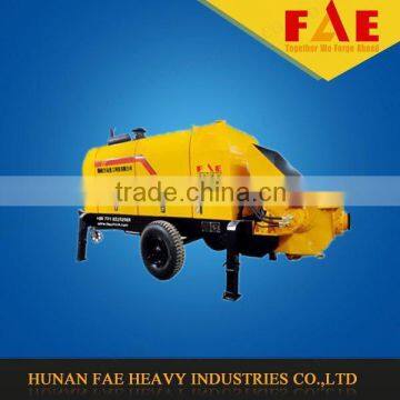 low price electric motor trailer concrete pump