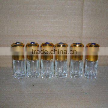 3ml mini octangle glass roll-on bottle