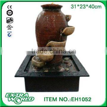 waterfall pot style 5 tier water fountain