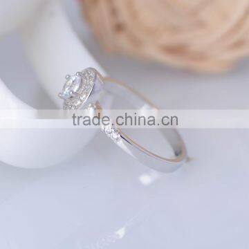 925 Sterling Silver Thin Tension Setting Ring for Women photo-3
