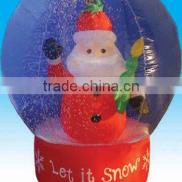 Inflatable Christmas Snow Globe