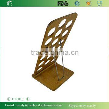 Collapsible Bamboo Kitchen Rack for Spice Bottles , Simple Design Spice Rack photo-2
