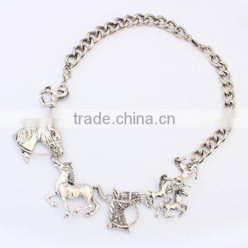 2015 of the latest design modern style gold silver chain necklace