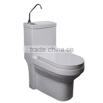 Bathroom new design one piece toilet with sink