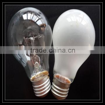 220-240v A55 A60 100w 75w clear frosted tungsten light bulb