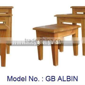 Nest of Three, Modern Table, Wooden Table, Wooden Furniture