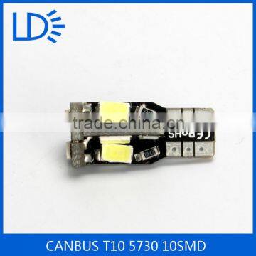 CANBUS T10 10pcs 5730 Smd Car Panel Light 12V Led Light Bulbs for Car