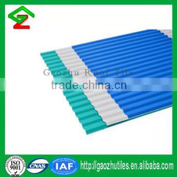 ASA coated 3 layers UPVC corrugated roofing sheet